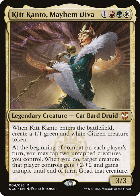 Magic the Gathering Card - Kitt Kanto, Mayhem Diva - MTG Circle