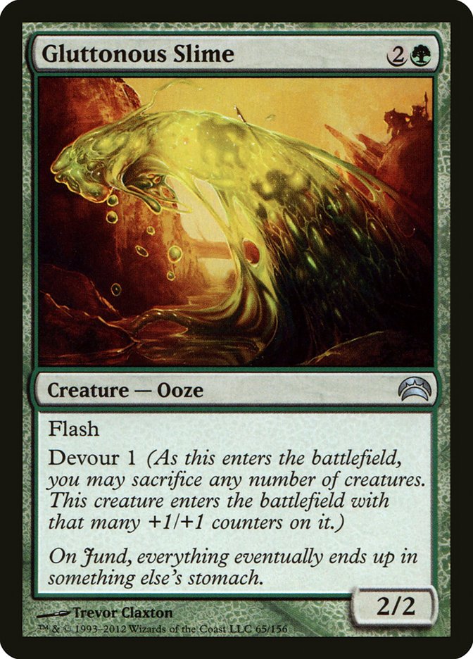 Magic the Gathering Card - Gluttonous Slime - MTG Circle