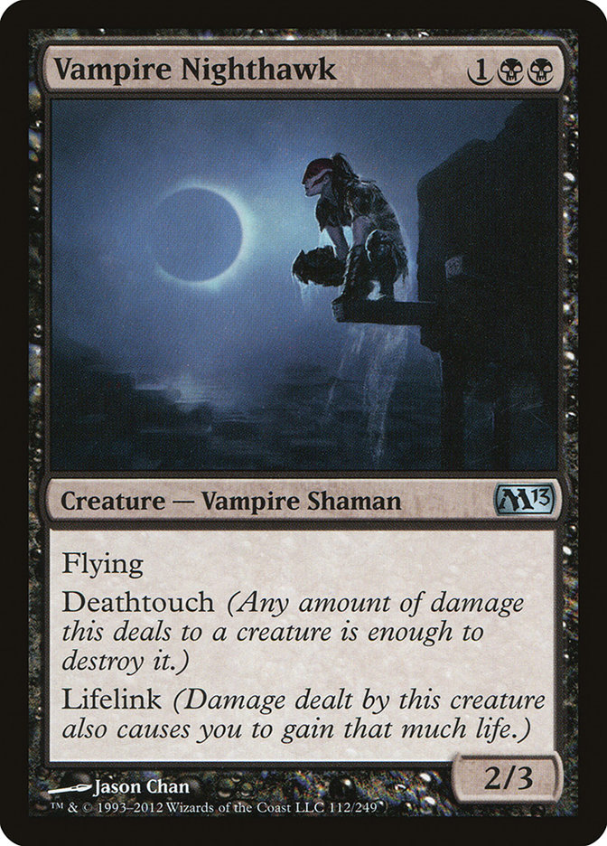 Magic the Gathering Card - Vampire Nighthawk - MTG Circle