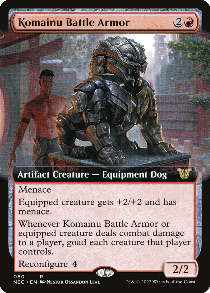 Magic the Gathering Card - Komainu Battle Armor - MTG Circle