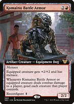 Magic the Gathering Card - Komainu Battle Armor - MTG Circle