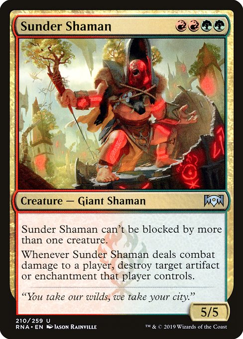 Magic the Gathering Card - Sunder Shaman - MTG Circle