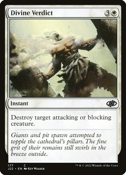 Magic the Gathering Card - Divine Verdict - MTG Circle