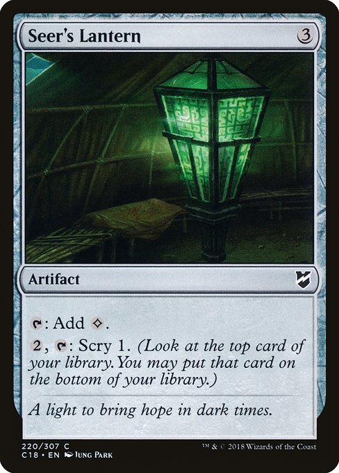 Magic the Gathering Card - Seer's Lantern - MTG Circle