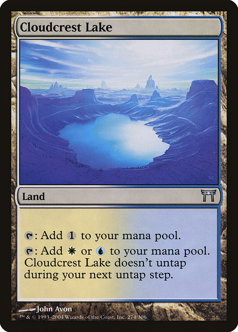 Magic the Gathering Card - Cloudcrest Lake - MTG Circle