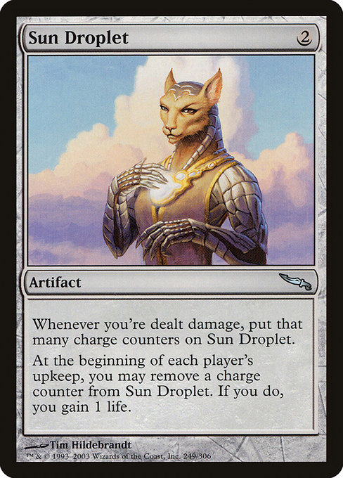 Magic the Gathering Card - Sun Droplet - MTG Circle