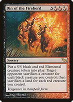 Magic the Gathering Card - Din of the Fireherd - MTG Circle