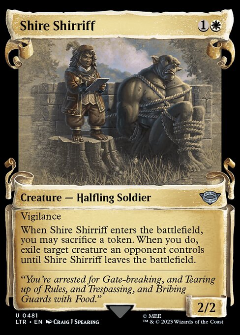 Magic the Gathering Card - Shire Shirriff - MTG Circle