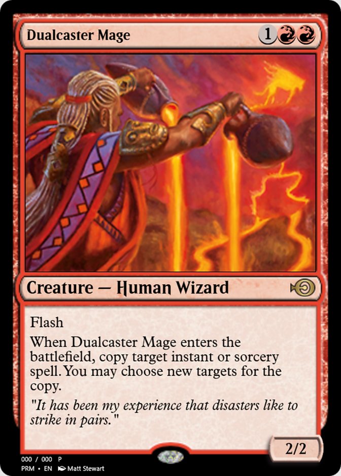 Magic the Gathering Card - Dualcaster Mage - MTG Circle
