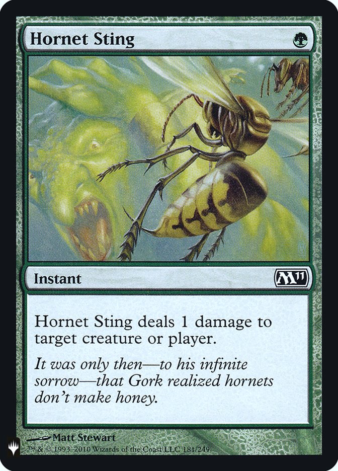 Magic the Gathering Card - Hornet Sting - MTG Circle