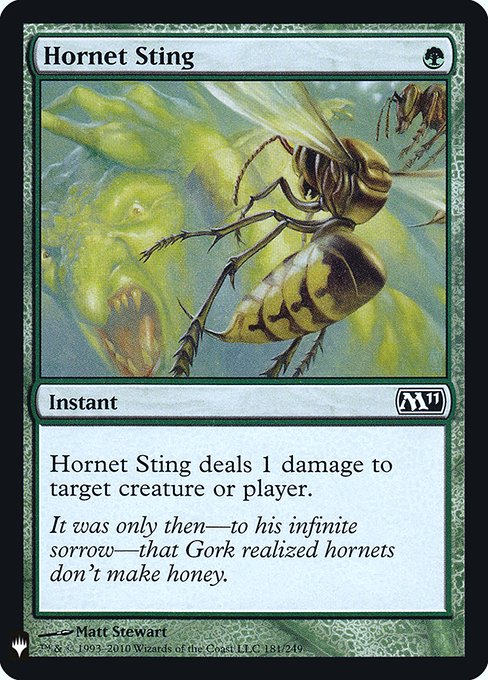 Magic the Gathering Card - Hornet Sting - MTG Circle