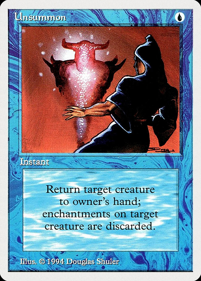 Magic the Gathering Card - Unsummon - MTG Circle