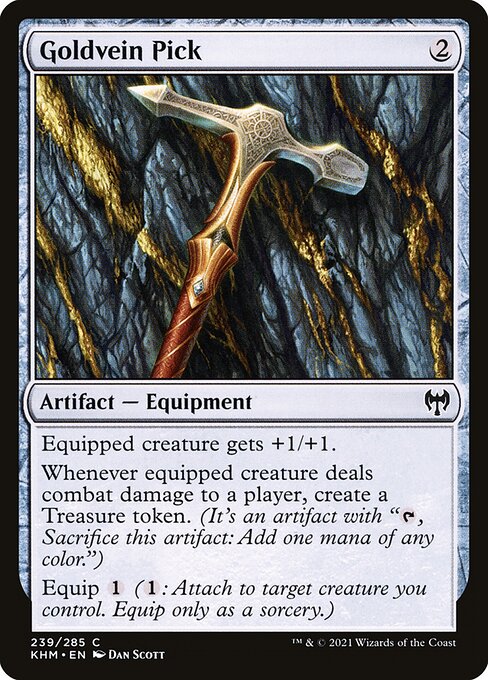 Magic the Gathering Card - Goldvein Pick - MTG Circle