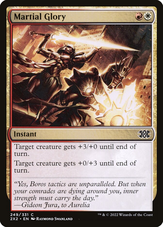 Magic the Gathering Card - Martial Glory - MTG Circle