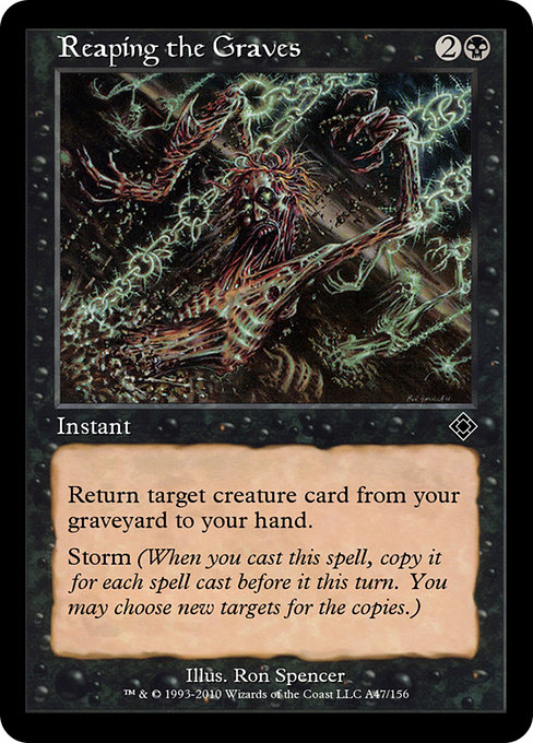 Magic the Gathering Card - Reaping the Graves - MTG Circle