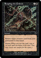 Magic the Gathering Card - Reaping the Graves - MTG Circle