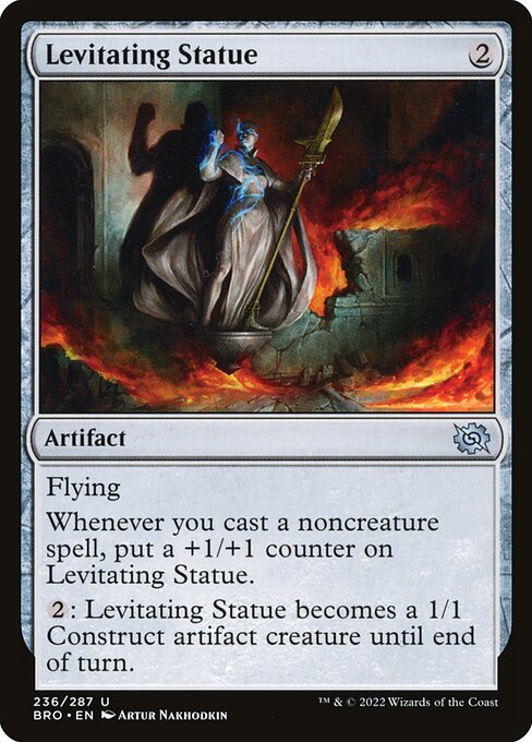 Magic the Gathering Card - Levitating Statue - MTG Circle