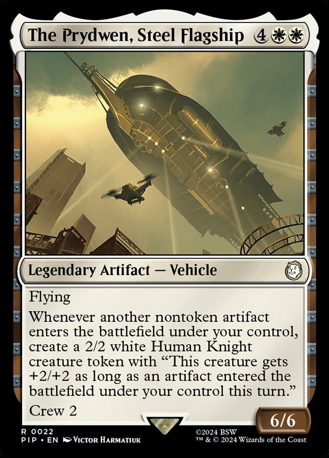 Magic the Gathering Card - The Prydwen, Steel Flagship - MTG Circle