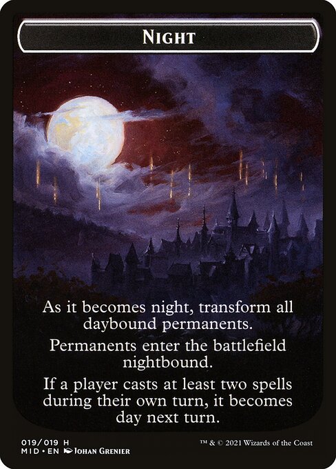 Magic the Gathering Card - Night - MTG Circle