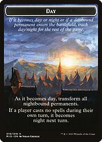 Magic the Gathering Card - Day // Night - MTG Circle