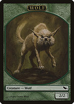 Magic the Gathering Card - Wolf - MTG Circle