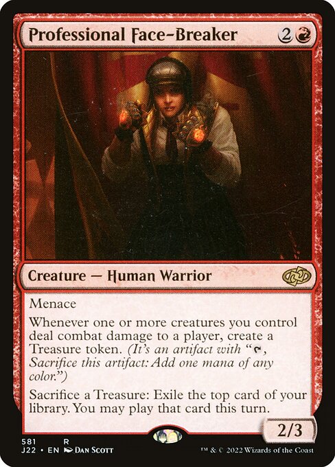 Magic the Gathering Card - Professional Face-Breaker - MTG Circle