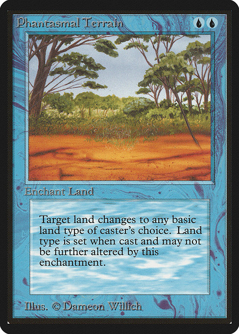 Magic the Gathering Card - Phantasmal Terrain - MTG Circle