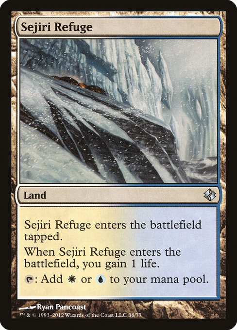 Magic the Gathering Card - Sejiri Refuge - MTG Circle