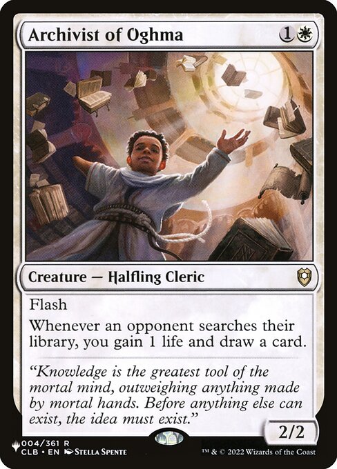 Magic the Gathering Card - Archivist of Oghma - MTG Circle