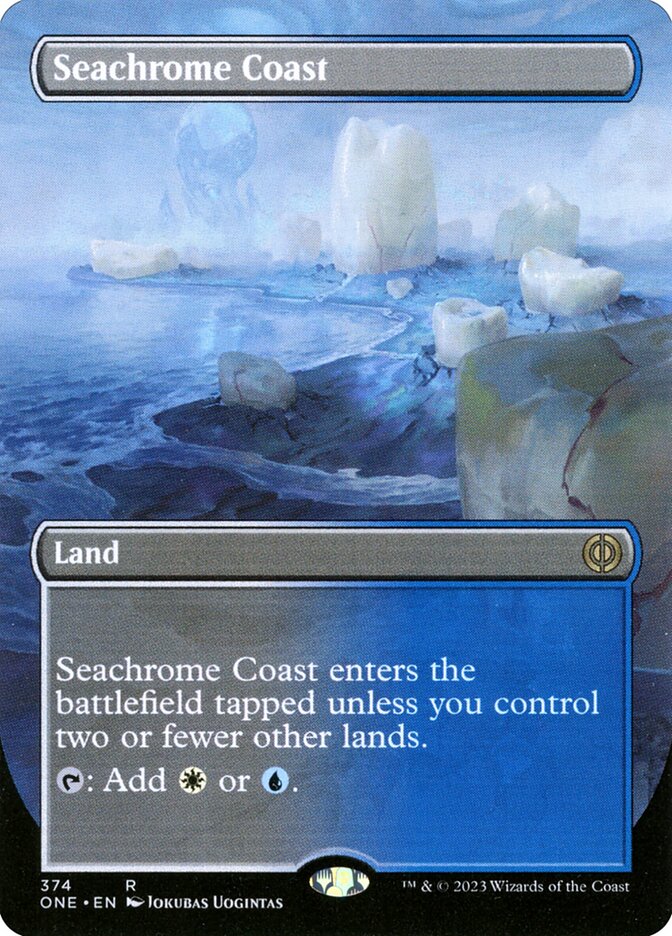 Magic the Gathering Card - Seachrome Coast - MTG Circle
