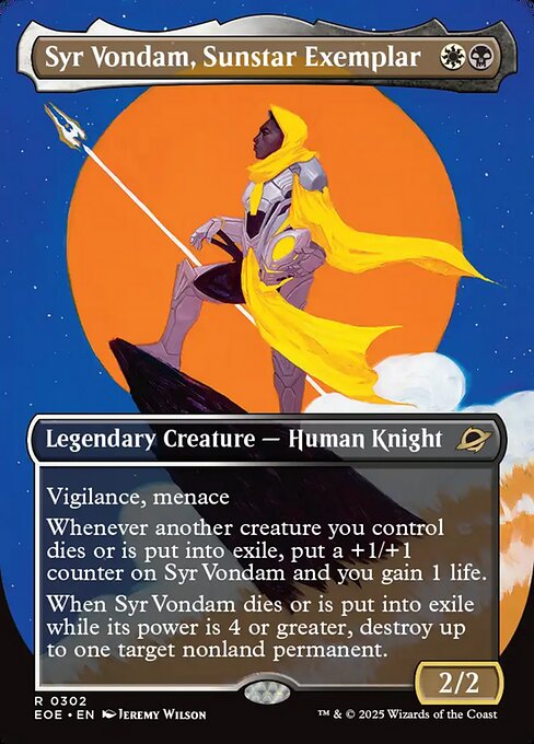 Magic the Gathering Card - Syr Vondam, Sunstar Exemplar - MTG Circle