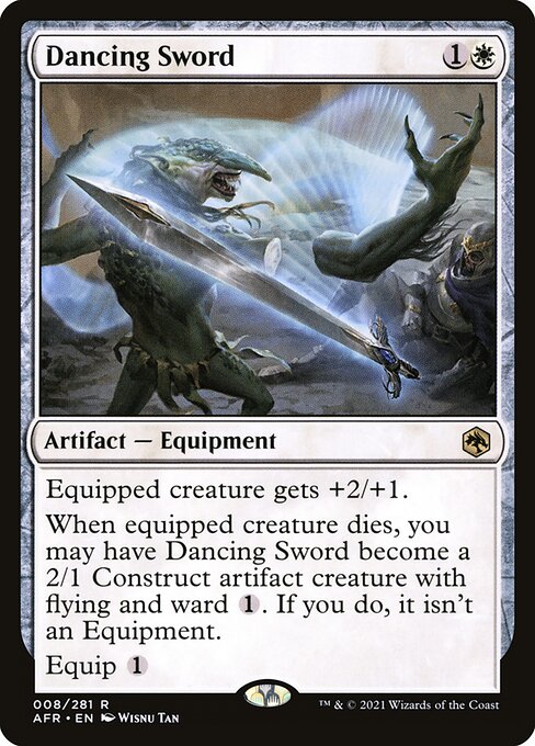 Magic the Gathering Card - Dancing Sword - MTG Circle