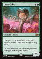 Magic the Gathering Card - Lotus Cobra - MTG Circle