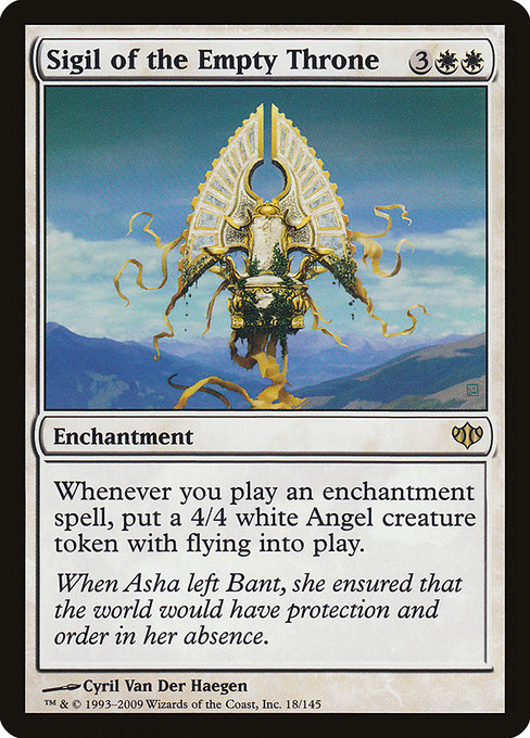 Magic the Gathering Card - Sigil of the Empty Throne - MTG Circle