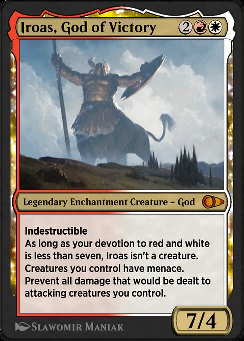 Magic the Gathering Card - Iroas, God of Victory - MTG Circle