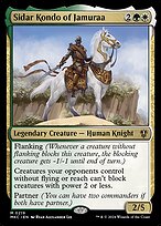 Magic the Gathering Card - Sidar Kondo of Jamuraa - MTG Circle