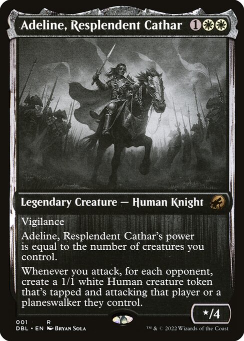 Magic the Gathering Card - Adeline, Resplendent Cathar - MTG Circle