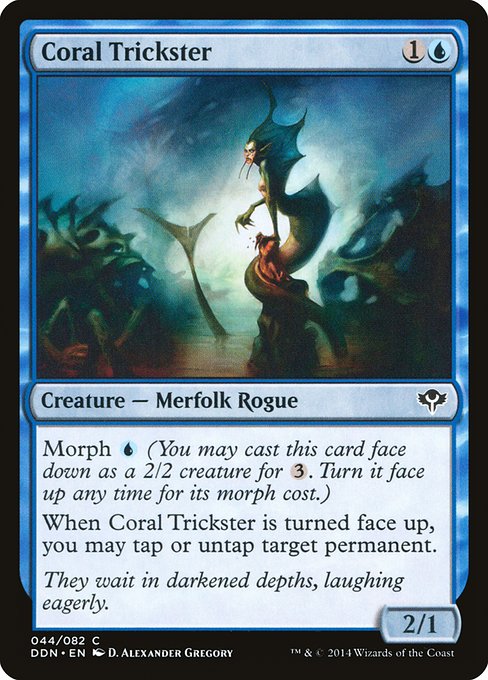 Magic the Gathering Card - Coral Trickster - MTG Circle