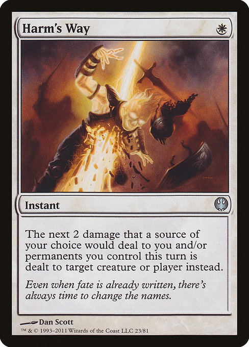 Magic the Gathering Card - Harm's Way - MTG Circle