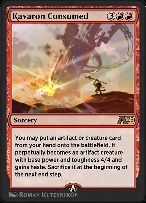 Magic the Gathering Card - Kavaron Consumed - MTG Circle