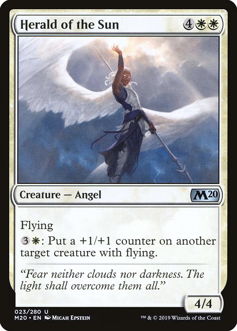 Magic the Gathering Card - Herald of the Sun - MTG Circle