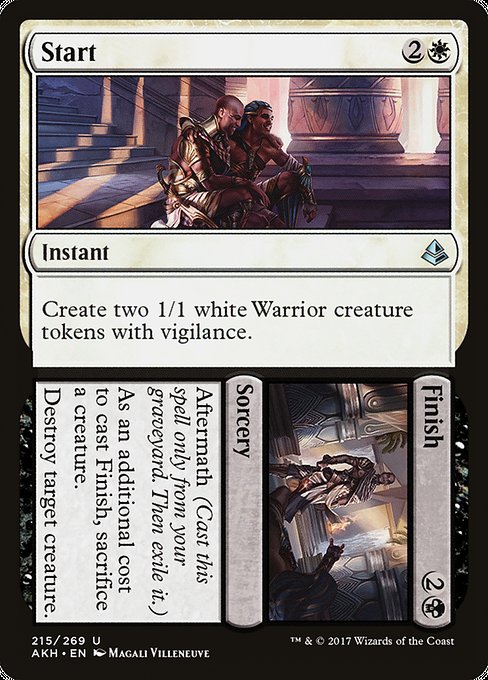 Magic the Gathering Card - Start // Finish - MTG Circle