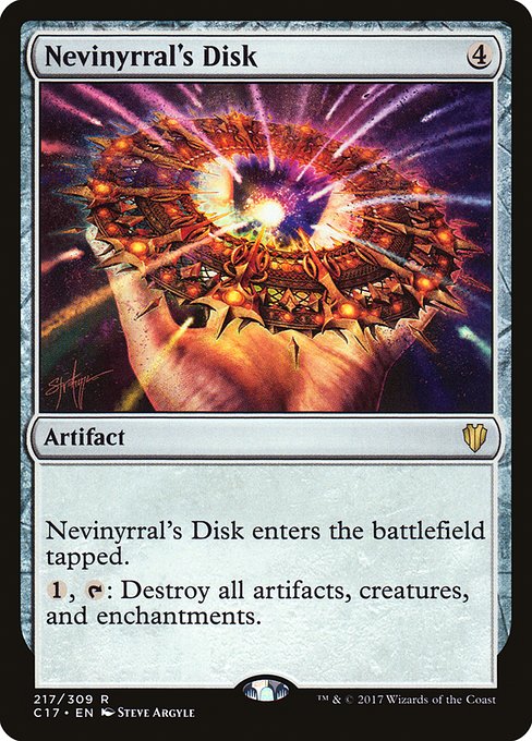 Magic the Gathering Card - Nevinyrral's Disk - MTG Circle
