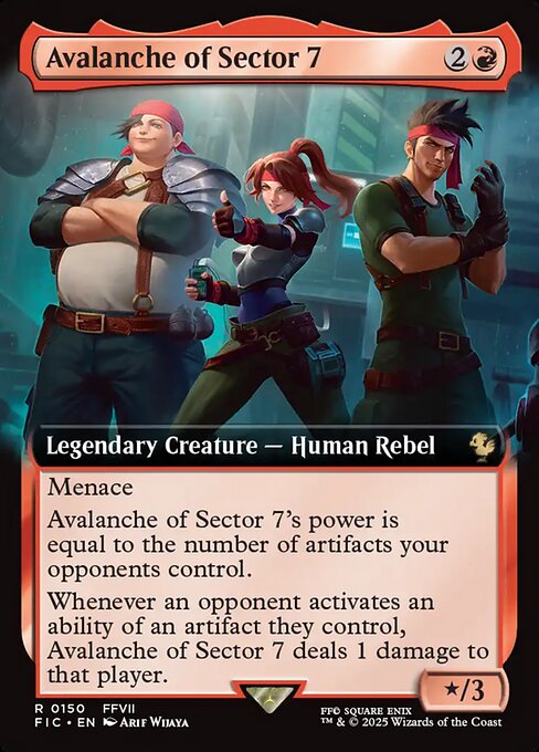 Magic the Gathering Card - Avalanche of Sector 7 - MTG Circle