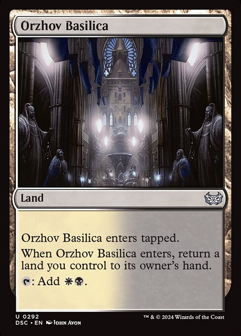 Magic the Gathering Card - Orzhov Basilica - MTG Circle