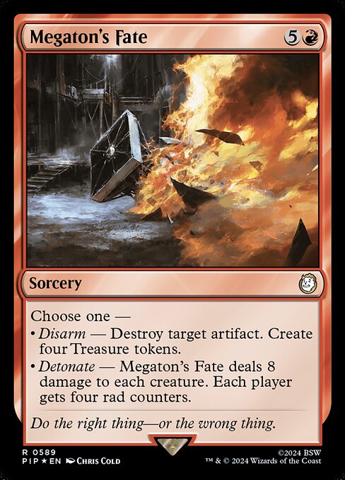 Magic the Gathering Card - Megaton's Fate - MTG Circle