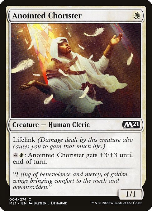 Magic the Gathering Card - Anointed Chorister - MTG Circle