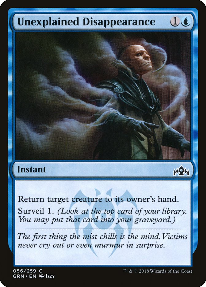 Magic the Gathering Card - Unexplained Disappearance - MTG Circle