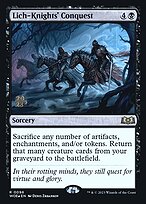 Magic the Gathering Card - Lich-Knights' Conquest - MTG Circle