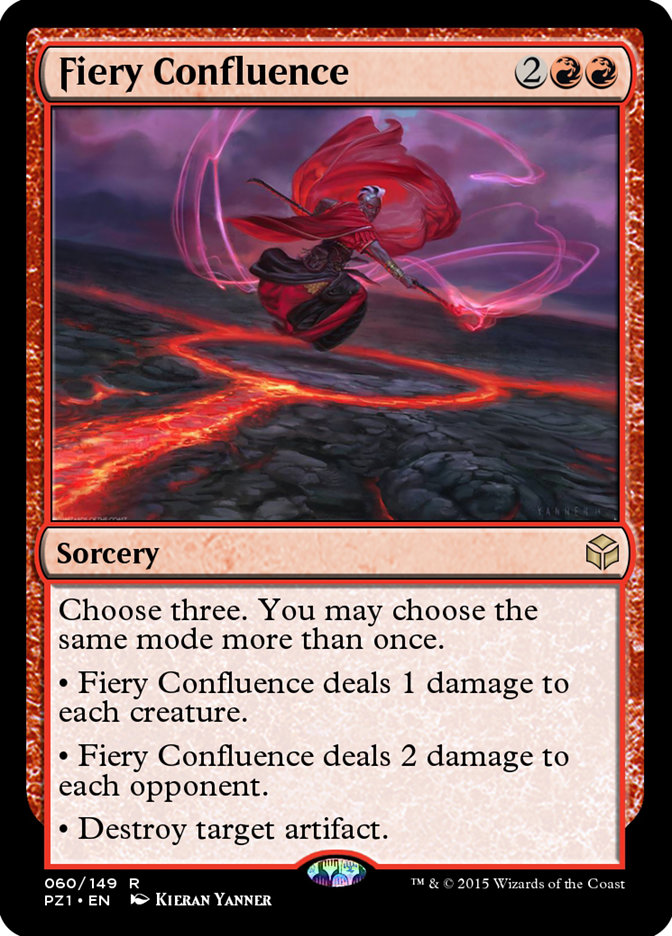 Magic the Gathering Card - Fiery Confluence - MTG Circle